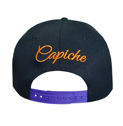 LIMITED Halloween 2023 Snapback - Black/Purple - Capiche Caps Purple