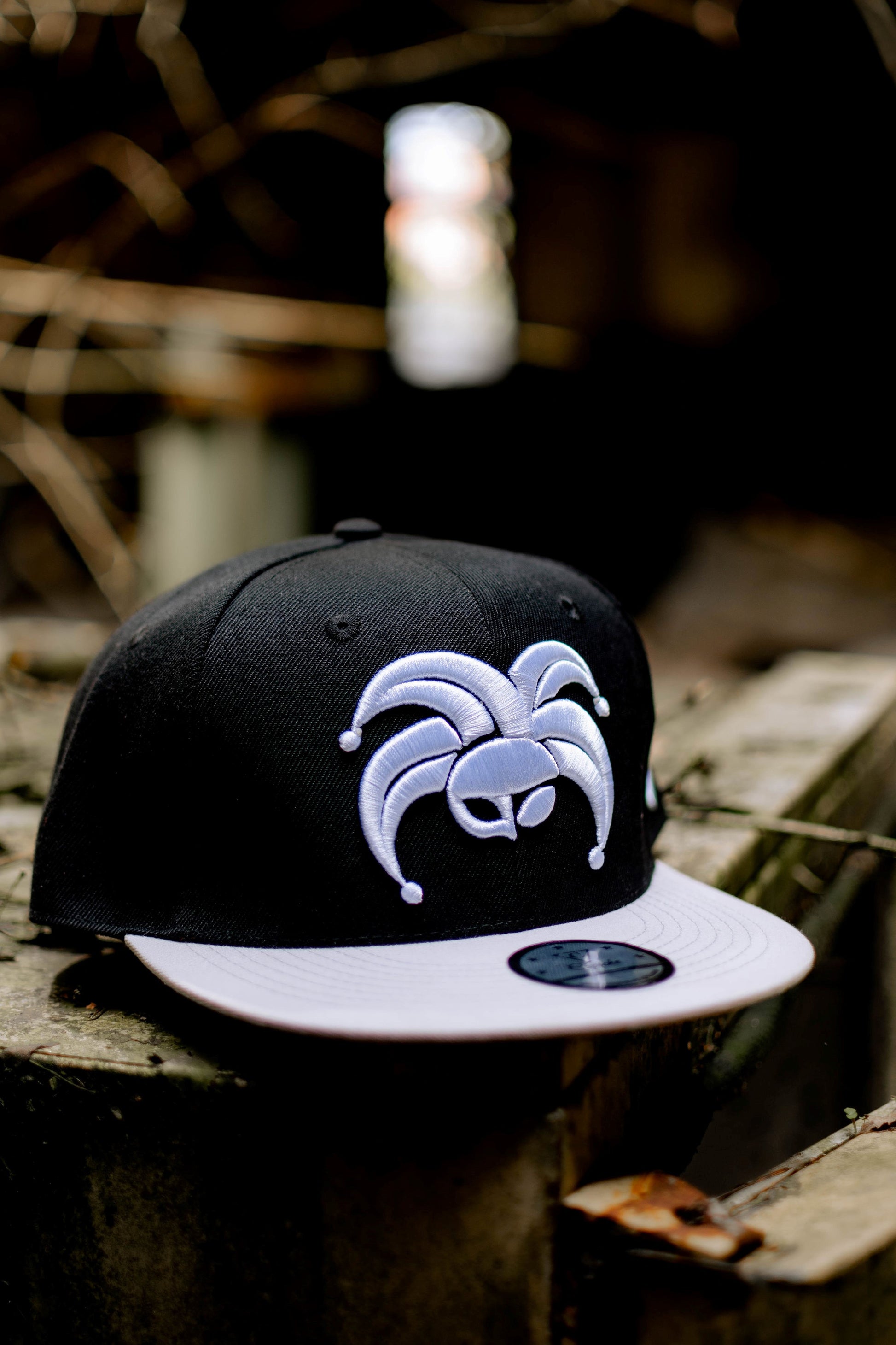 Black Clown Gang Snapback - Black - Capiche Caps Clown