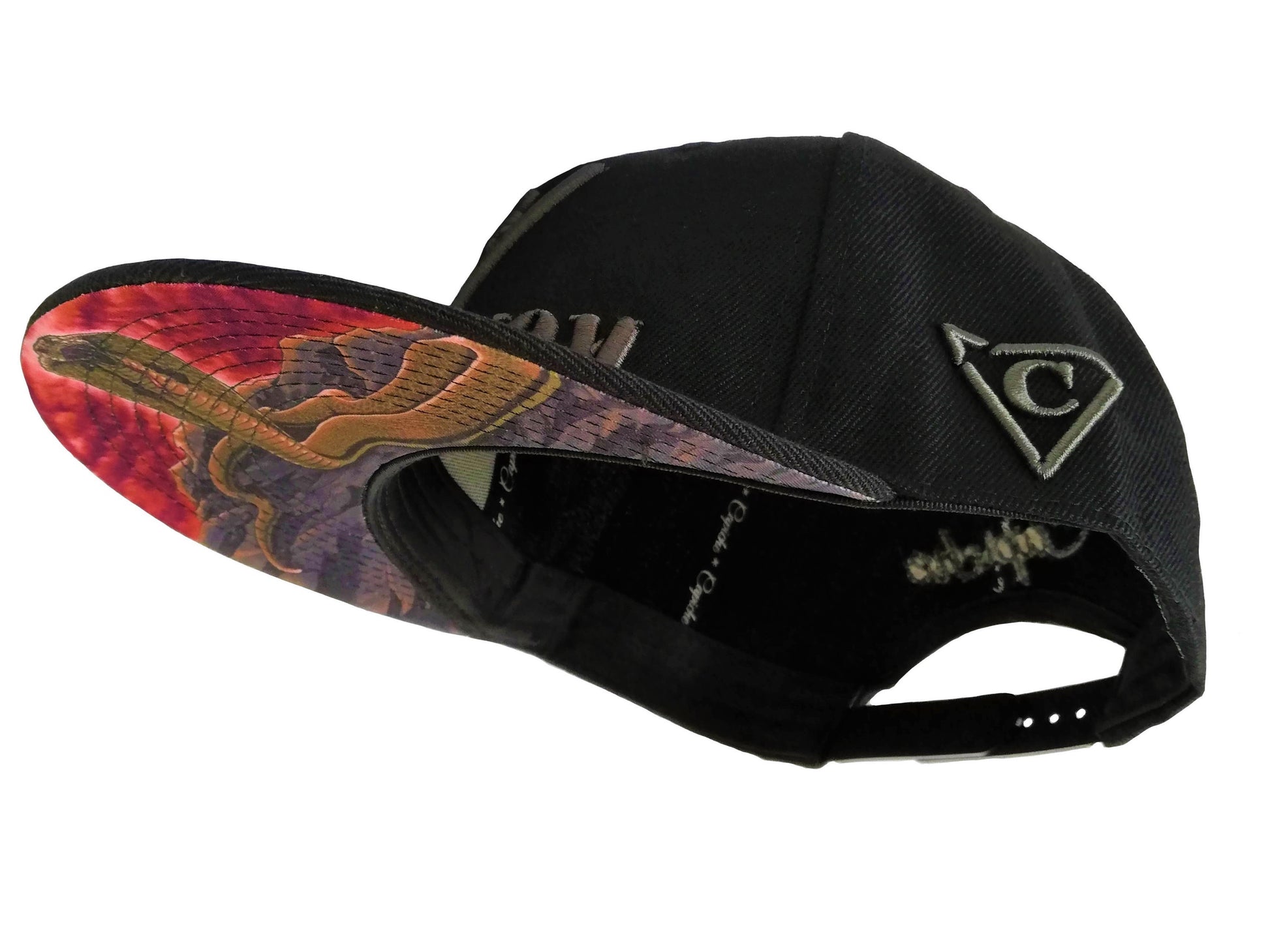 Cobra Snapback - Black - Capiche Caps Snapback