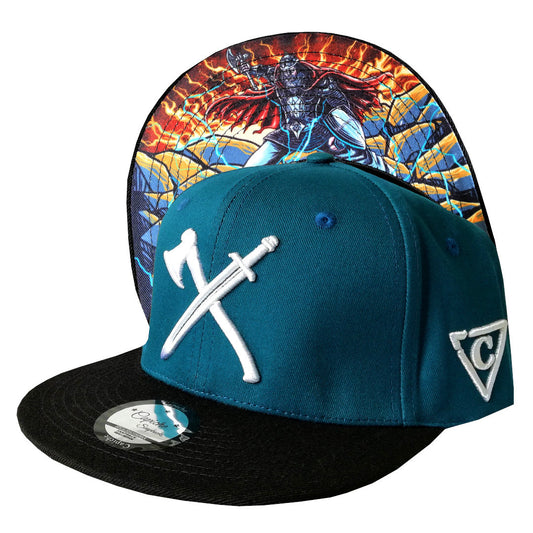 Bogatyr Snapback - Blue/Black - Capiche Caps Black