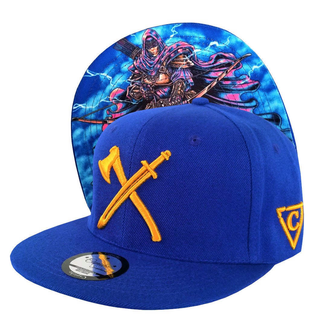 Archer Snapback - Blue - Capiche Caps Snapback