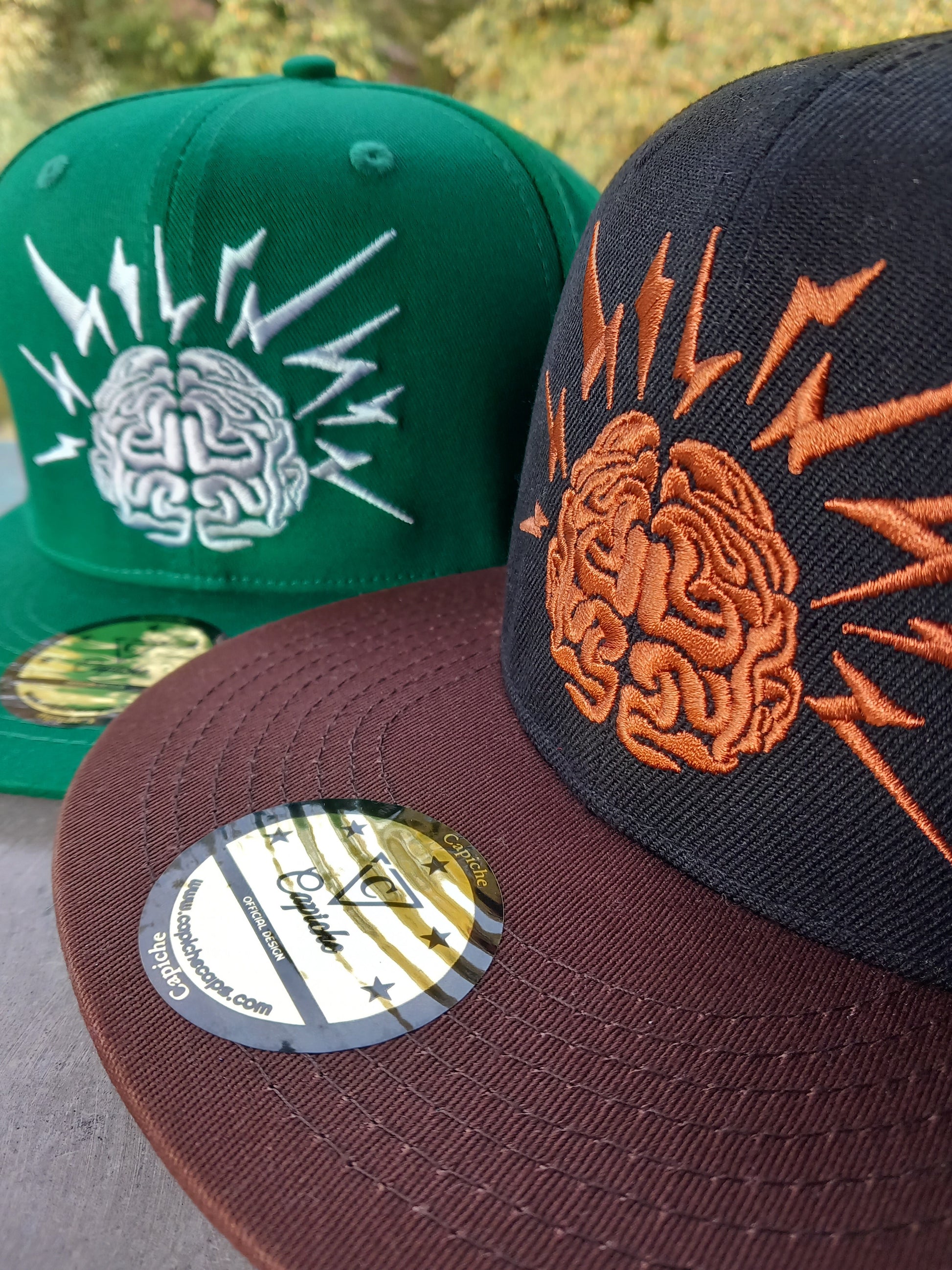 Nobel Snapback - Black/Brown - Capiche Caps Mastermind