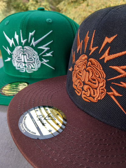 Nobel Snapback - Black/Brown - Capiche Caps Mastermind