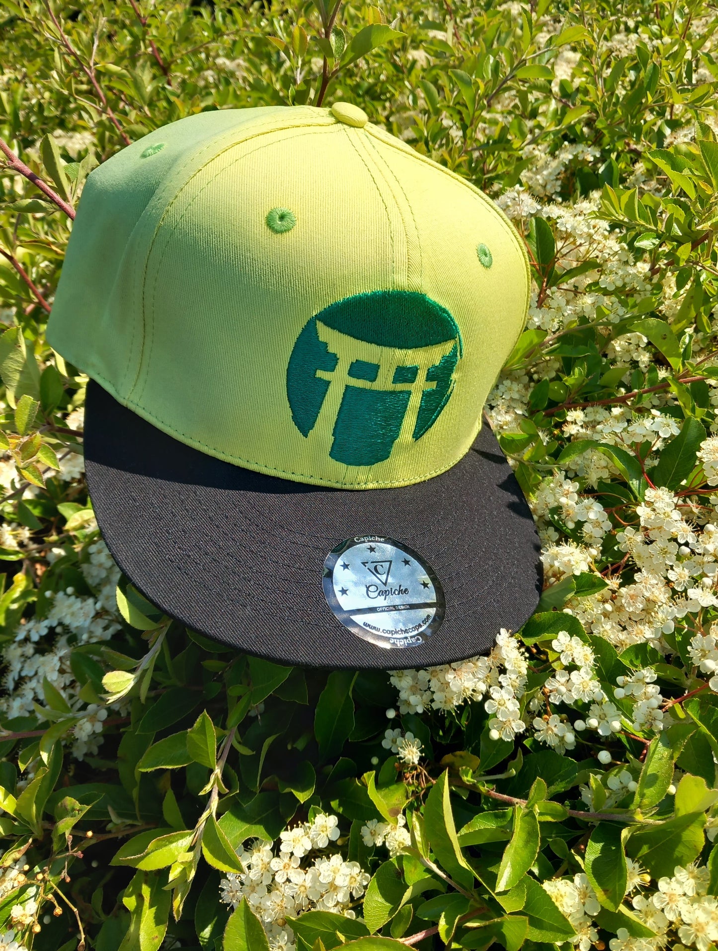 Green Samurai Snapback - COLOR-CHANGING - Capiche Caps Color-Changing