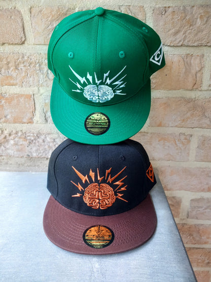 Einstein Snapback - Green - Capiche Caps Mastermind