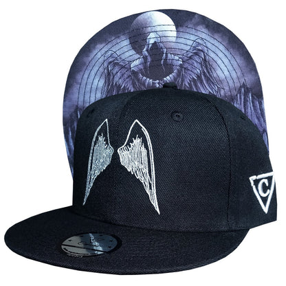 Capiche Grim Reaper Black Snapback Cap (1).jpg