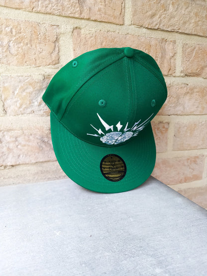 Einstein Snapback - Green - Capiche Caps Mastermind