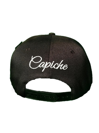 Zig-Zig Snapback - Black - Capiche Caps Snapback