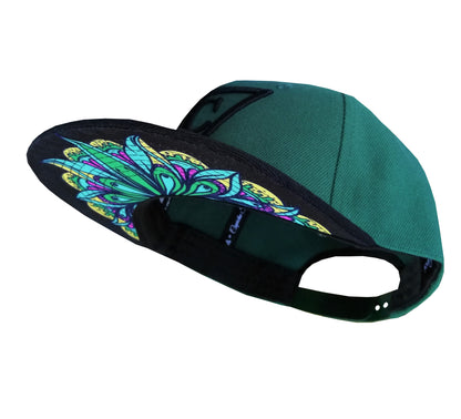 Green Flow Snapback - Green/Black - Capiche Caps Special