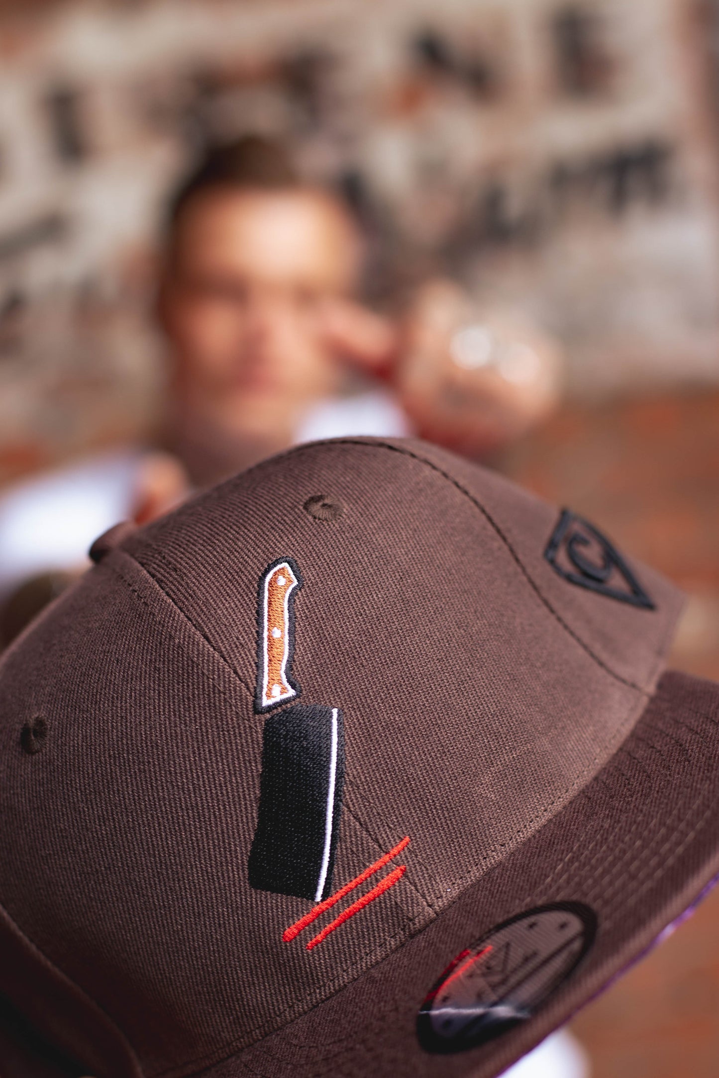 The Butcher Snapback - Brown - Capiche Caps Snapback