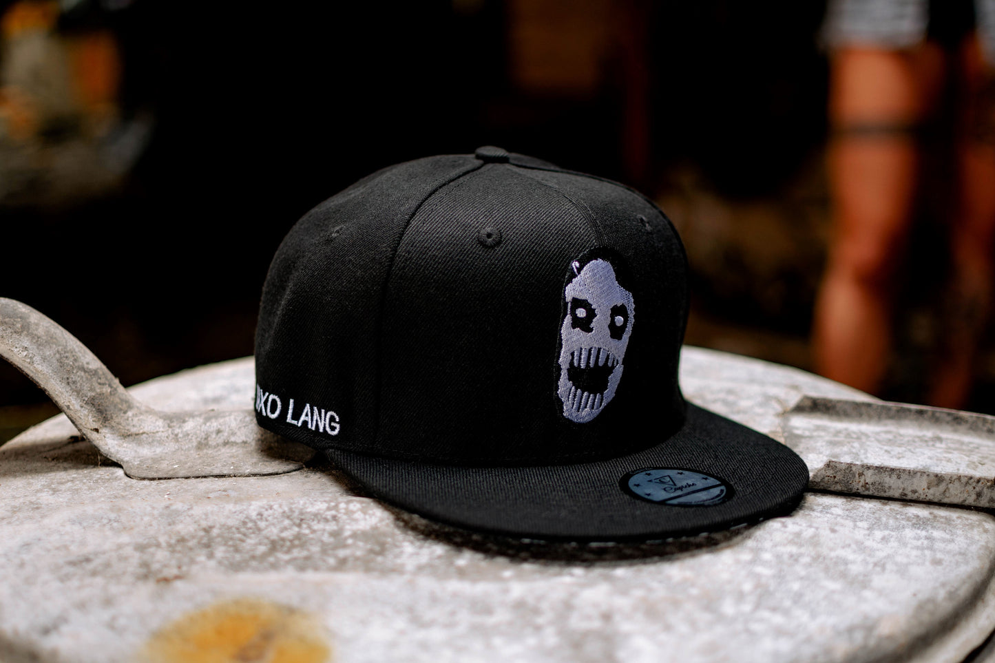 Vaxo Lang x Capiche Collab Snapback - Black - Capiche Caps Black