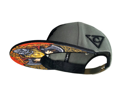 Viking Snapback Child Size - Grey - Capiche Caps Black