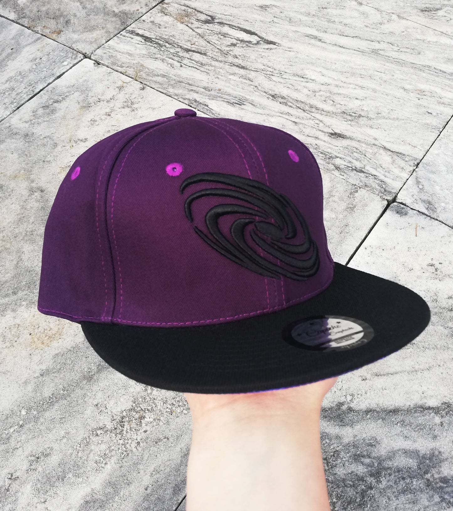 Purple Galaxy Snapback - Capiche Caps Galaxy