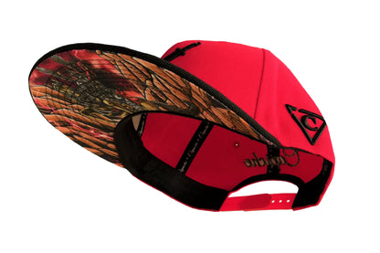 Capiche Winged Hussar Warrior Red Black Snapback Cap (2).jpg