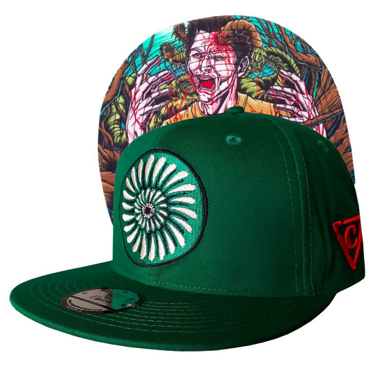 Leech Snapback - Green - Capiche Caps Green