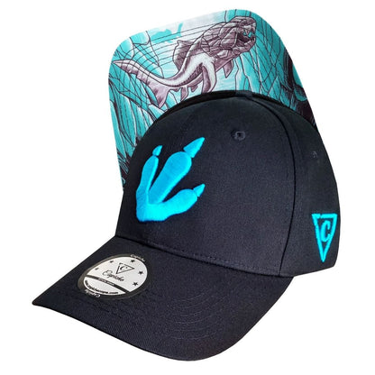 Dunkleosteus Curved Cap - Black - Capiche Caps Black