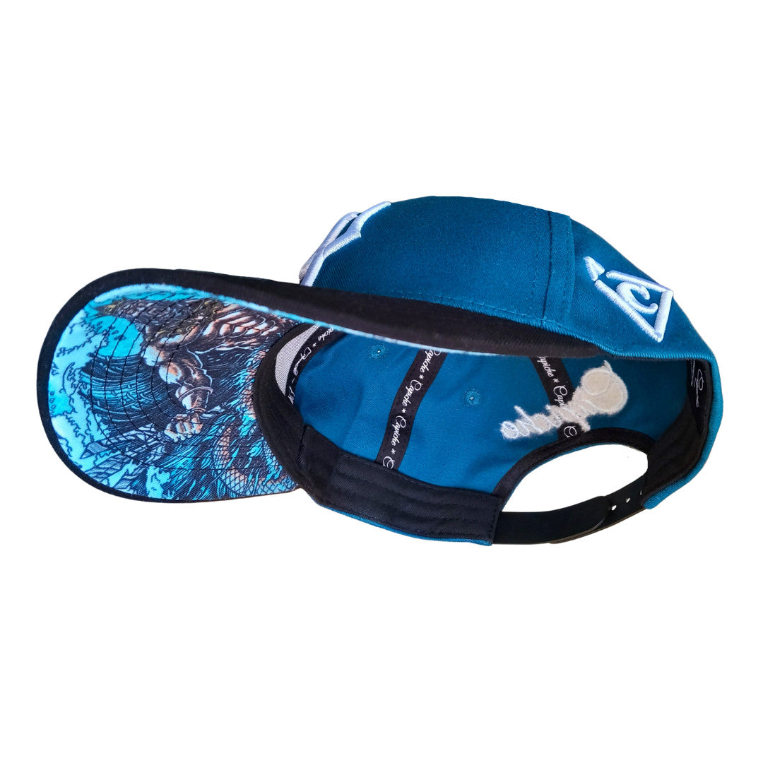 DAD&CHILD Set Poseidon - Blue/Black - Capiche Caps Black