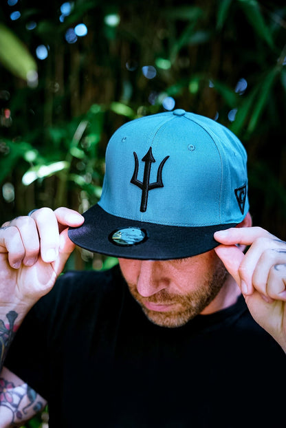 Atlas Snapback - Blue/Black - Capiche Caps Black