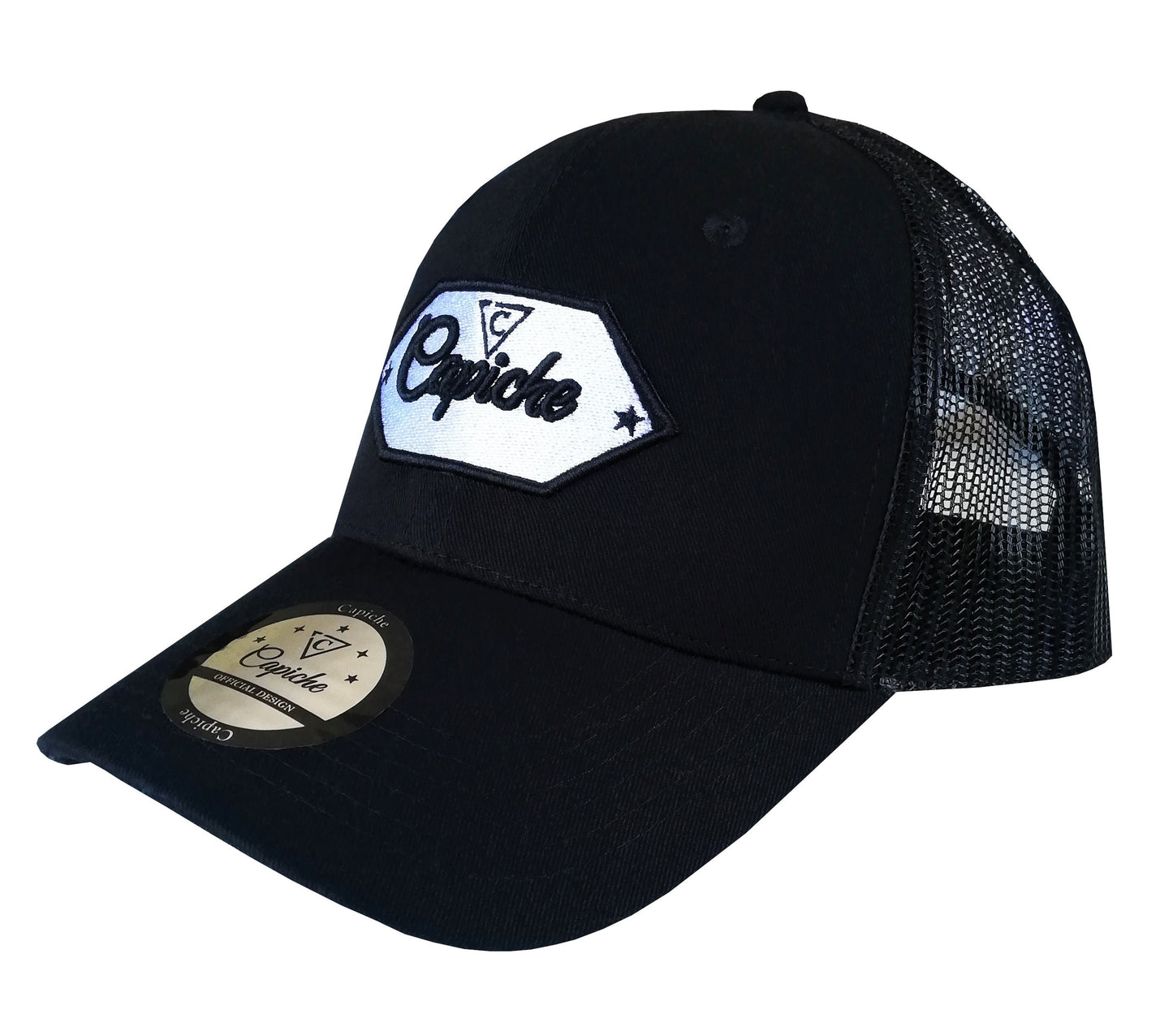 Wildlife Trucker Cap - Black - Capiche Caps Trucker Cap