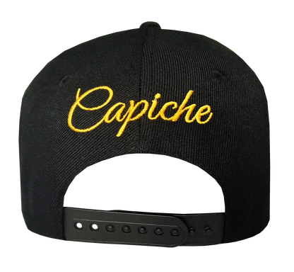 Enno_Ink x Capiche Collab Snapback - Knockout - Capiche Caps Black