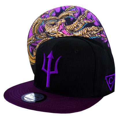 Capiche Hydra Black Purple Snapback Cap (1).jpg