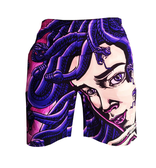 Medusa Swim Short - Purple - Capiche Caps Swimming shorts