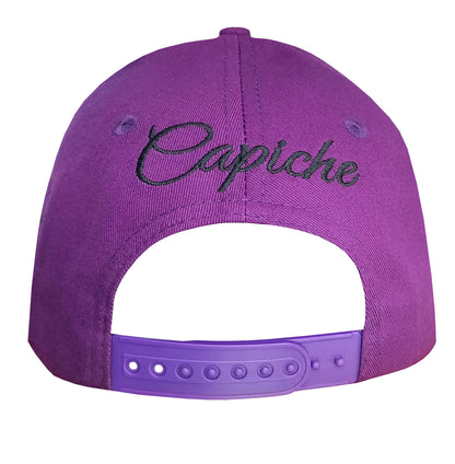 Purple Geisha Curved Cap - Purple - Capiche Caps Purple