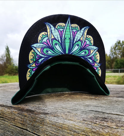 Green Flow Snapback - Green/Black - Capiche Caps Special