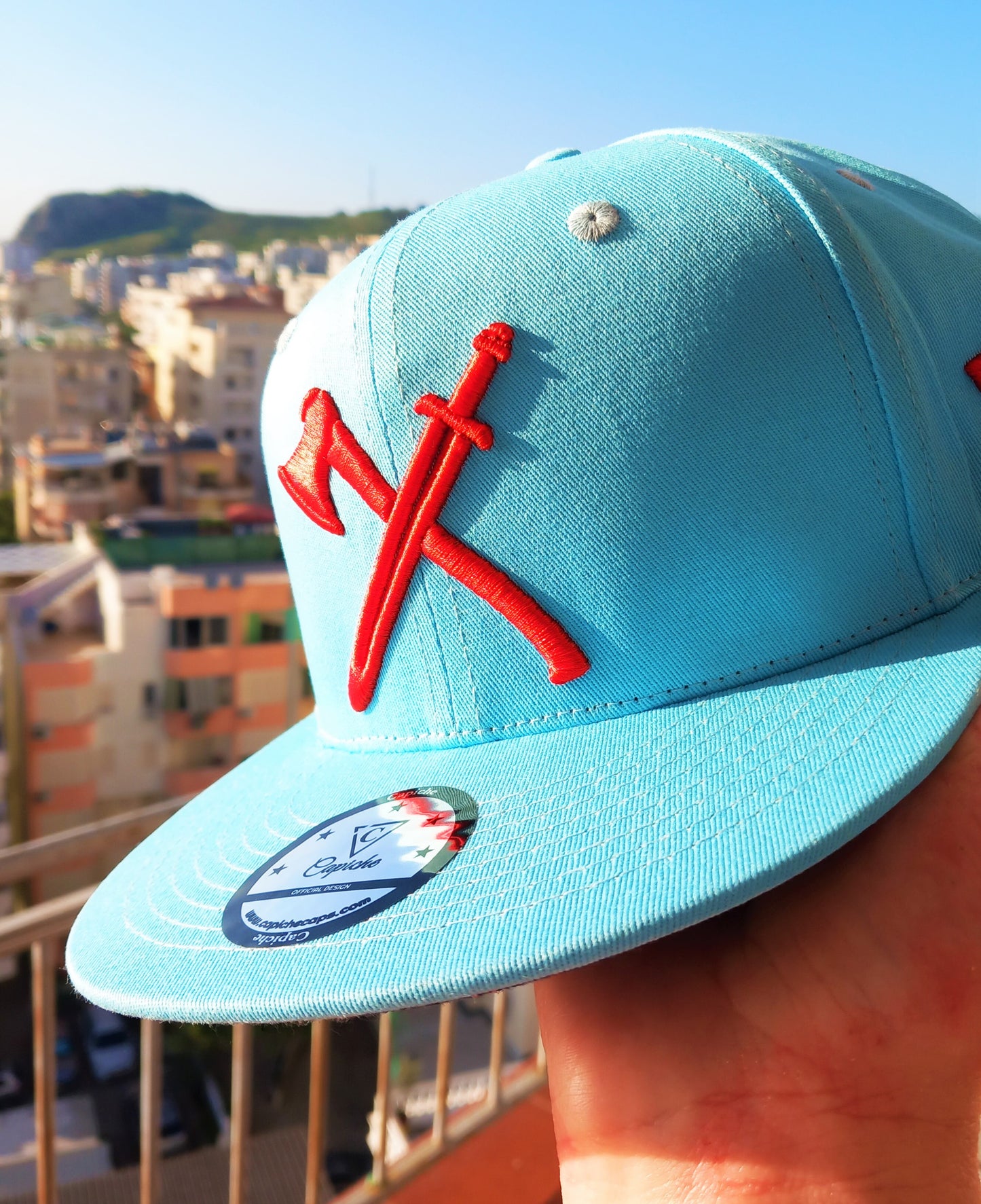 Swiss Pikemen Snapback - Blue - Capiche Caps Snapback