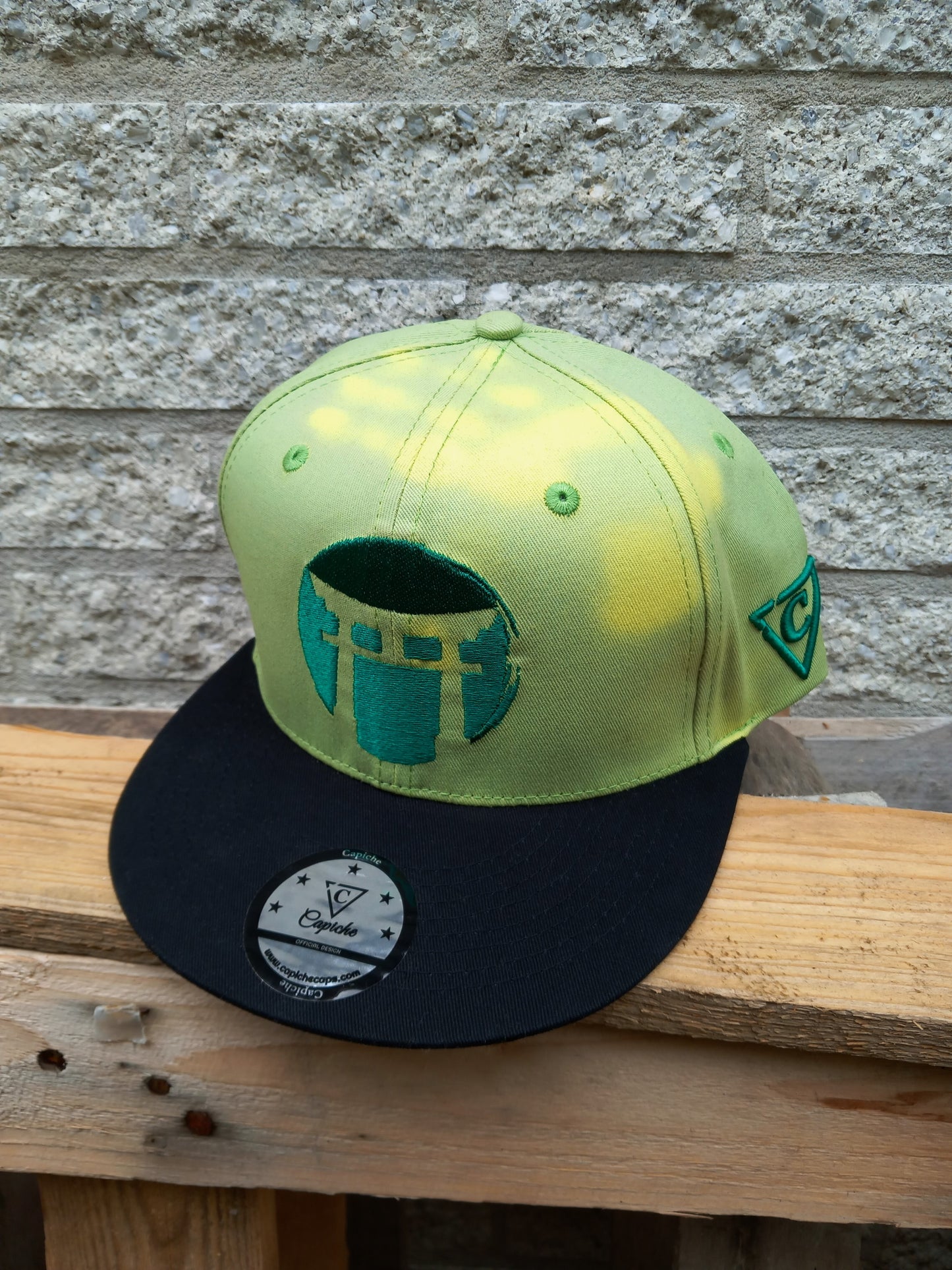 Green Samurai Snapback - COLOR-CHANGING - Capiche Caps Color-Changing