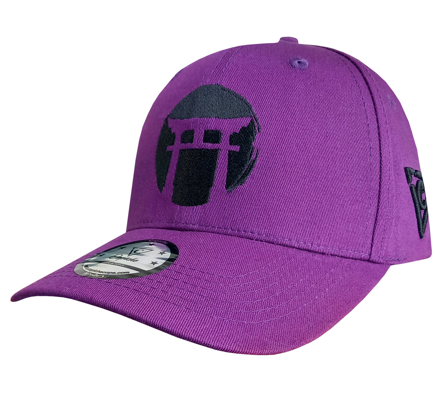 Purple Geisha Curved Cap - Purple - Capiche Caps Purple