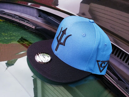 Atlas Snapback - Blue/Black - Capiche Caps Black