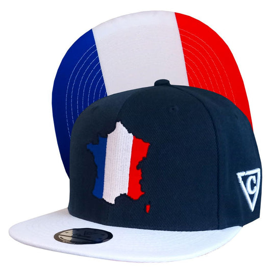 Football Championship Snapback - France '24 - Capiche Caps Limited Edition