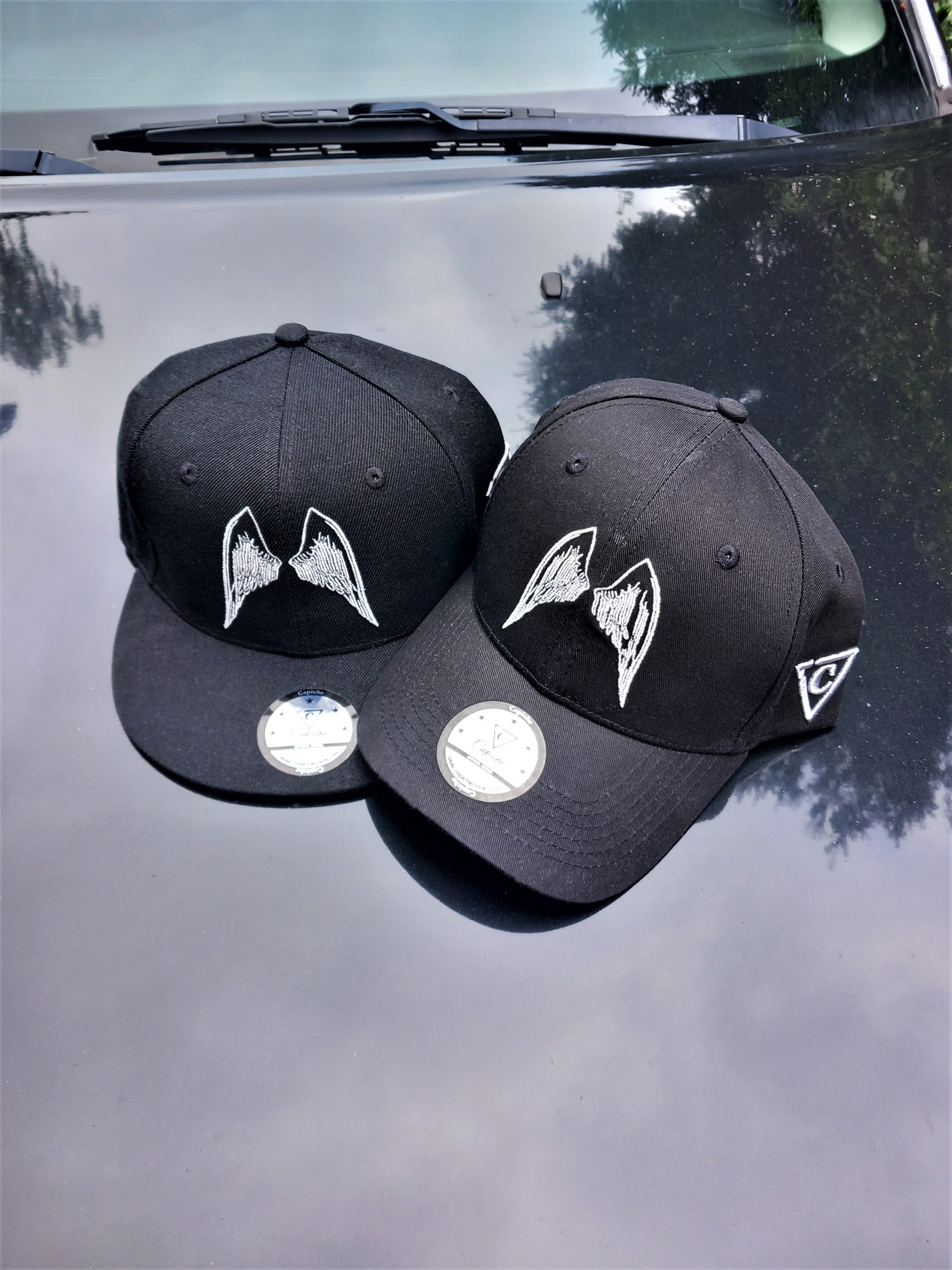 Grim Curved Cap - Black - Capiche Caps All Products Released