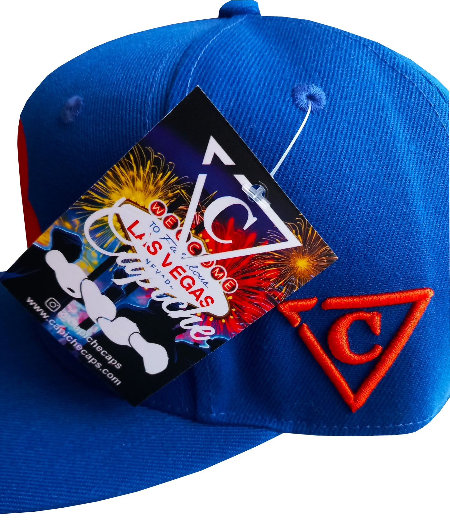 Fireworks Snapback - Blue - Capiche Caps Casino