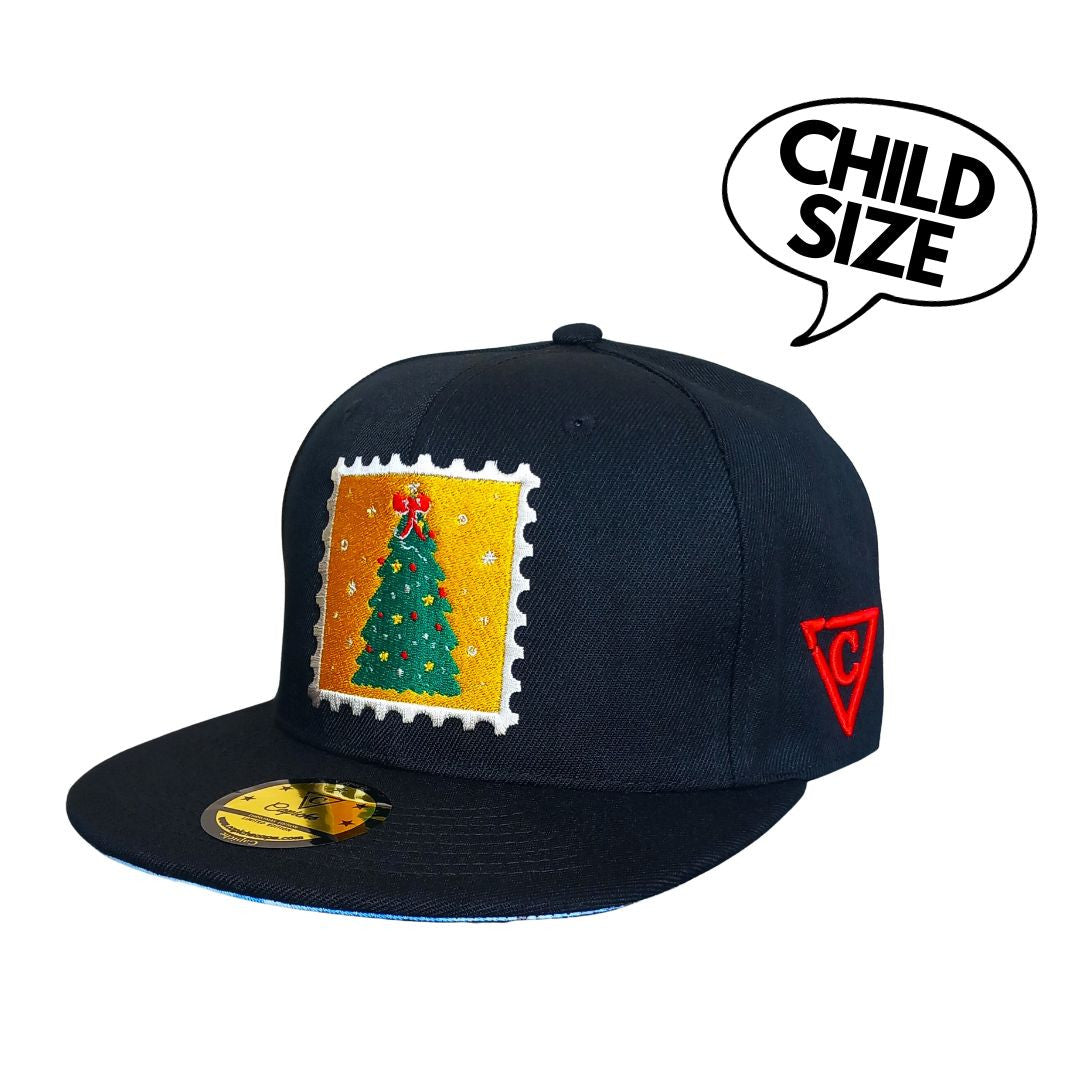 Christmas Creature Snapback Child Size - Black - Capiche Caps Black