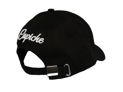 Devilish Curved Baseball Cap - Black - Capiche Caps Curved Cap