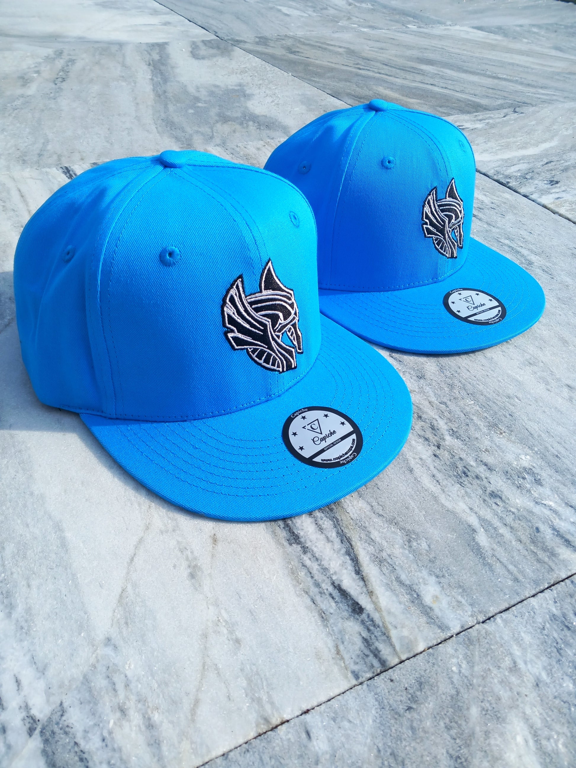 Njord Snapback Child Size - Blue - Capiche Caps Norse Mythology