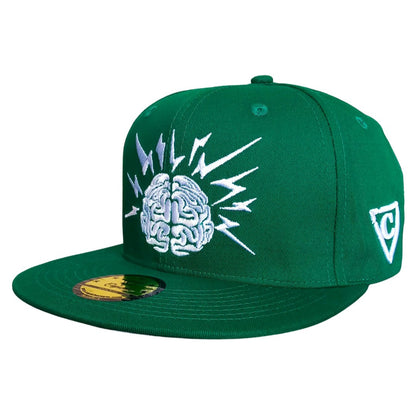 Einstein Snapback - Green - Capiche Caps Mastermind