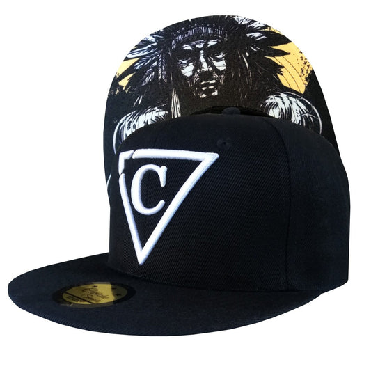 The Chief Snapback - Black - Capiche Caps Snapback