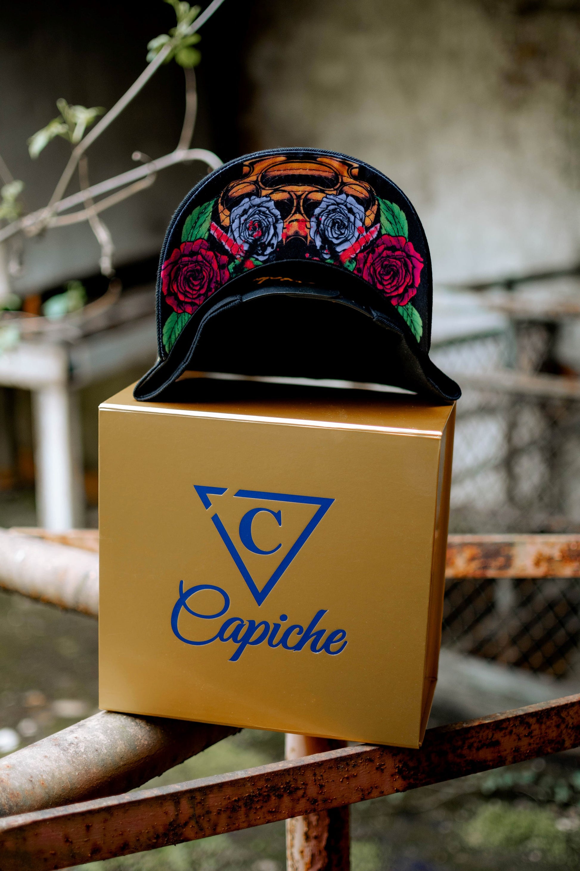 Enno_Ink x Capiche Collab Snapback - Knockout - Capiche Caps Black