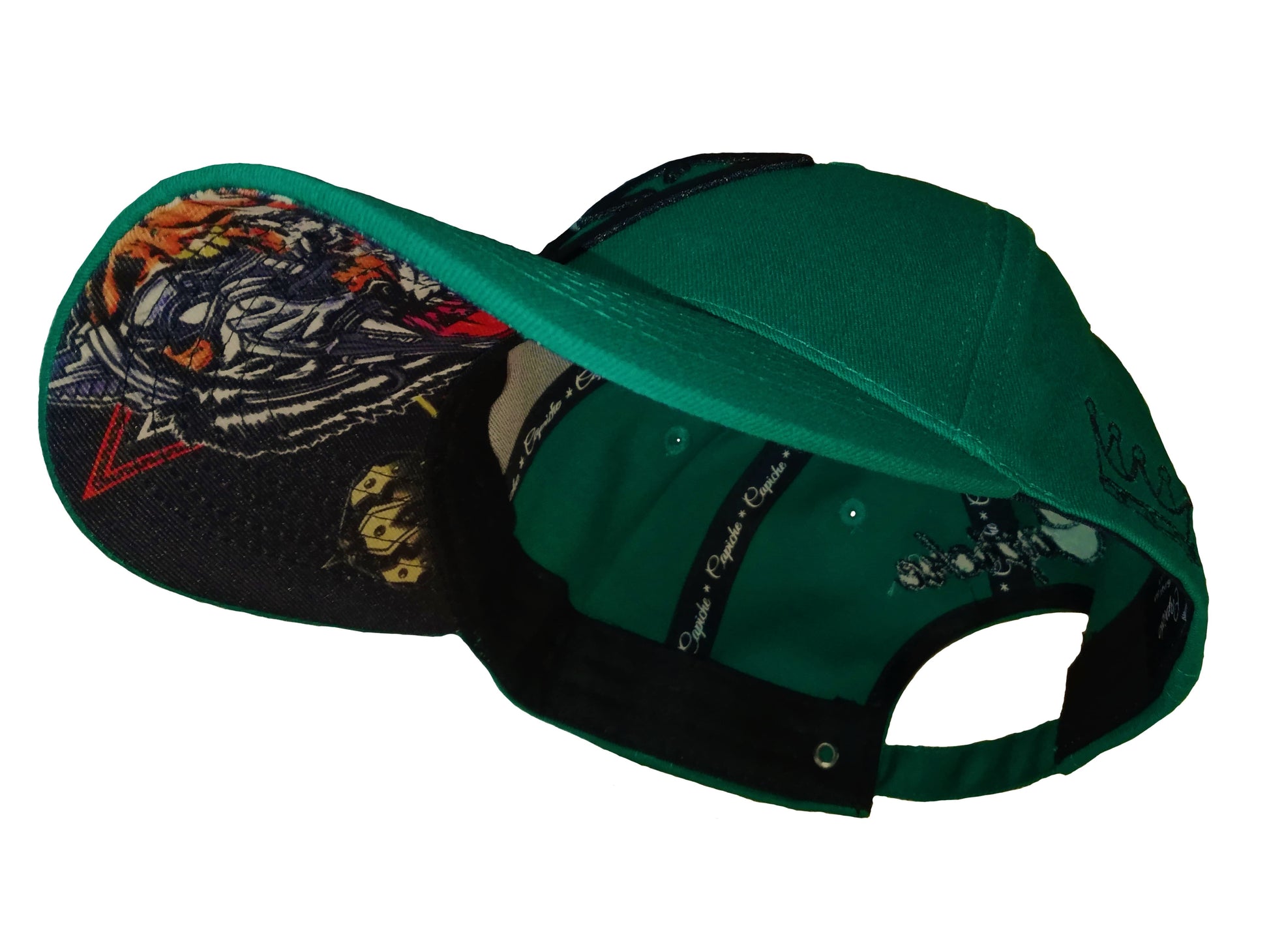 The Tiger Curved Baseball Cap - Green - Capiche Caps Curved Cap