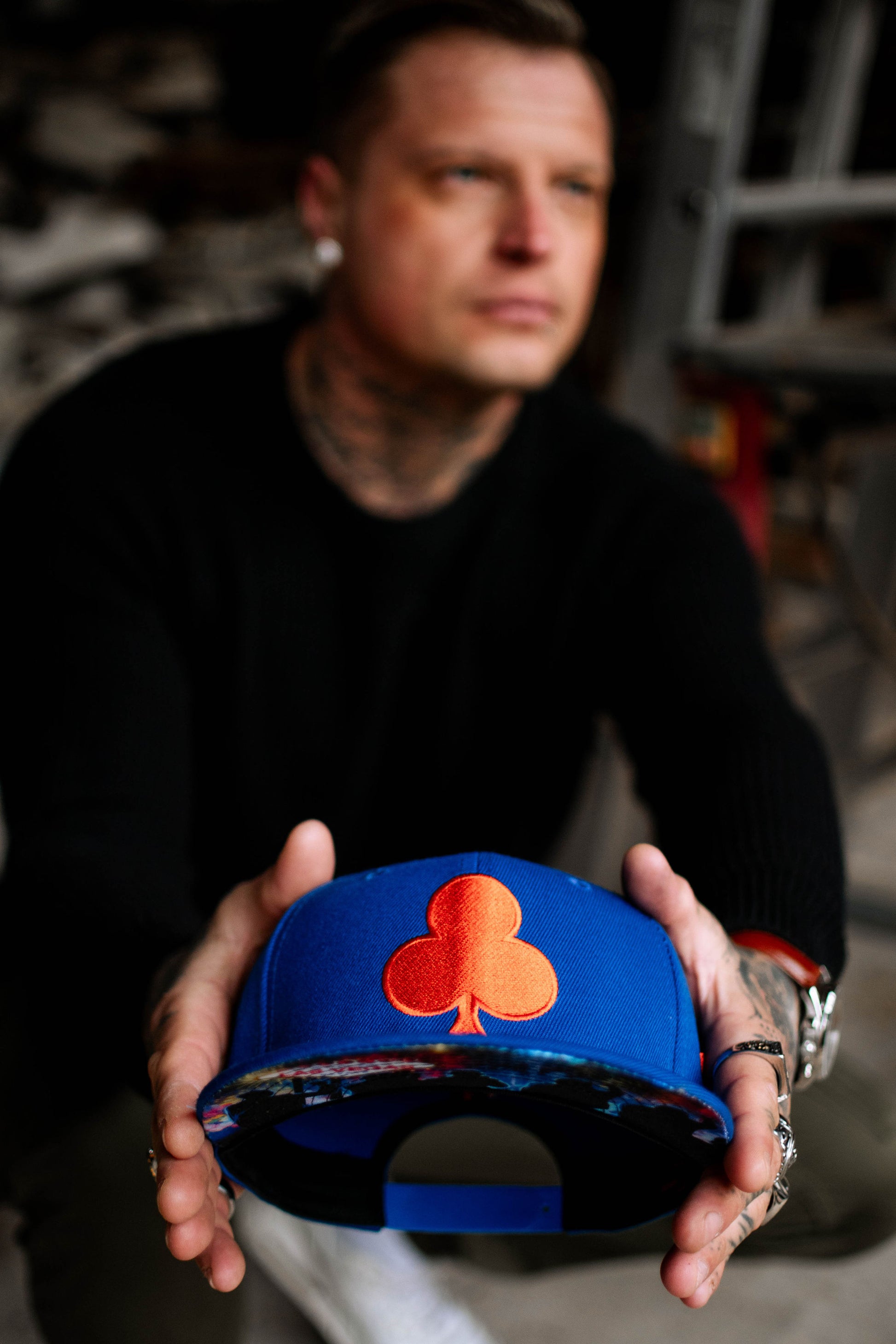 Fireworks Snapback - Blue - Capiche Caps Casino