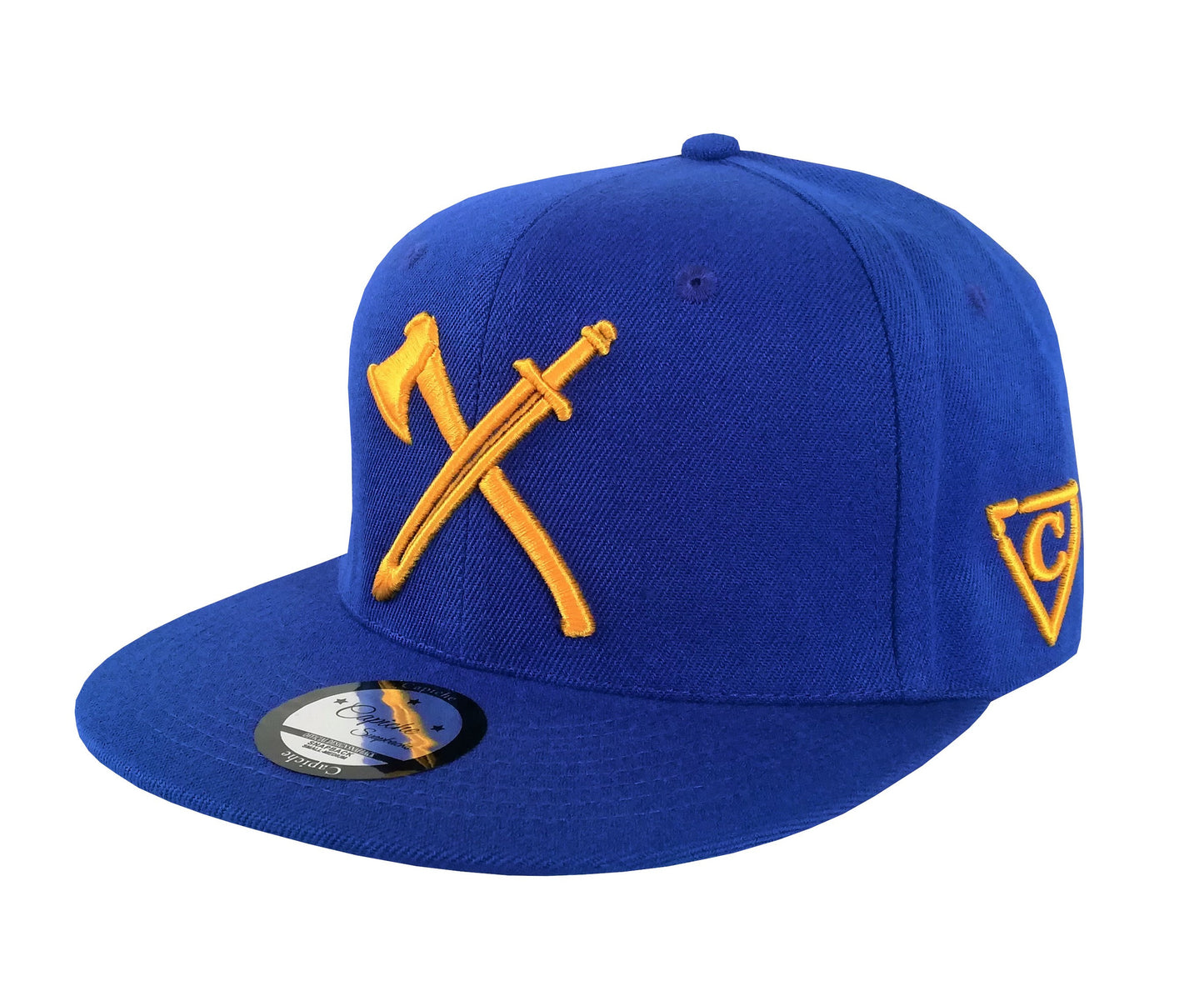 Archer Snapback - Blue - Capiche Caps Snapback