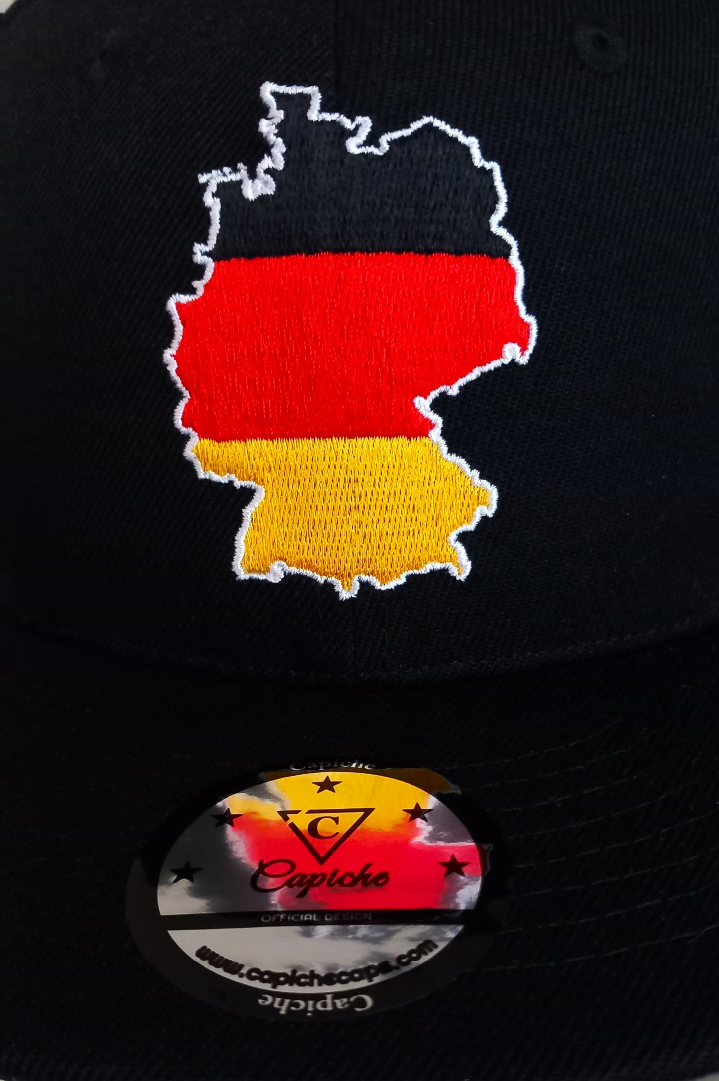 Football Championship Snapback - Germany '24 - Capiche Caps Black