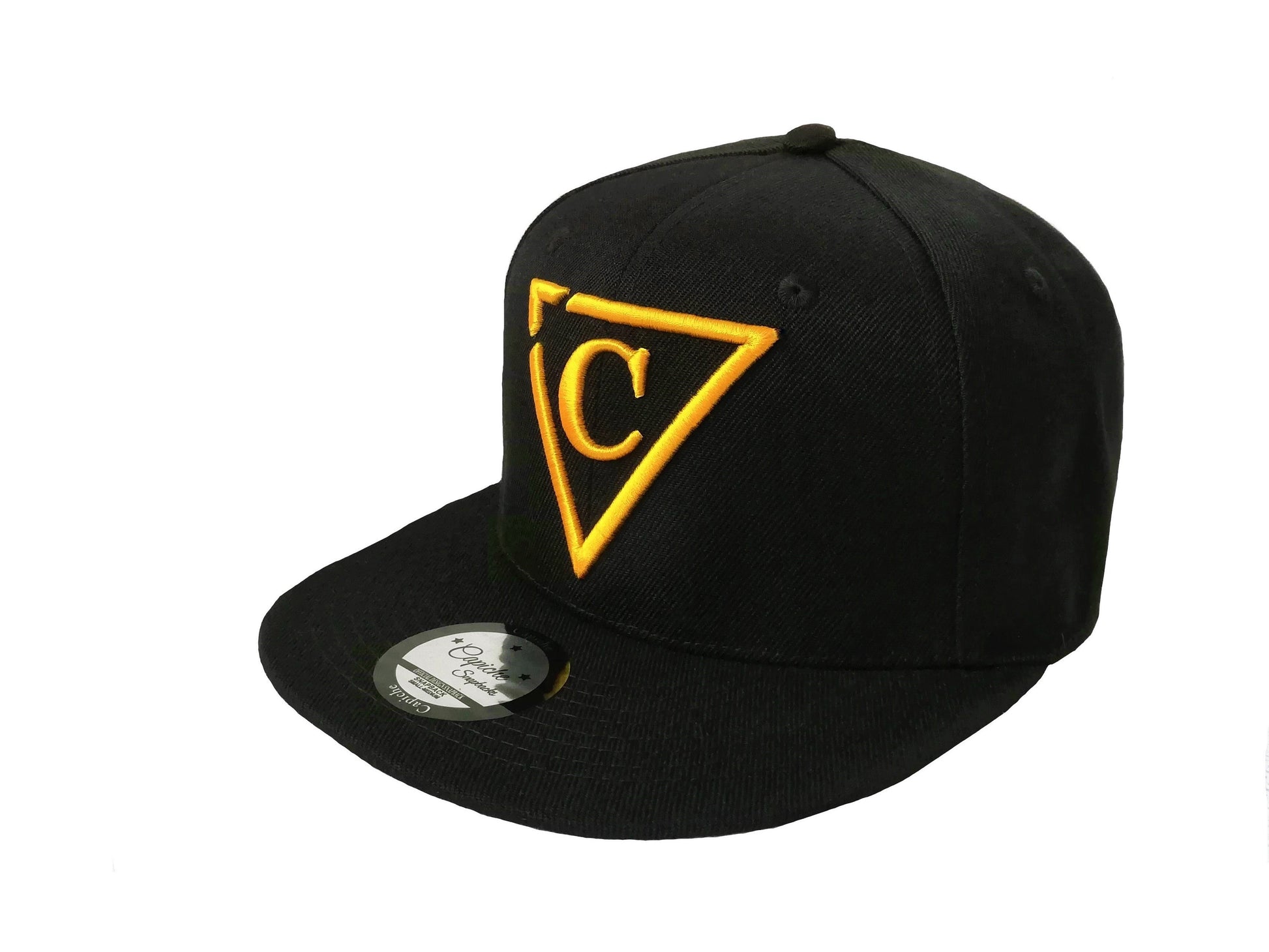 Capiche Leopard Black and Gold Snapback Cap (4).jpg