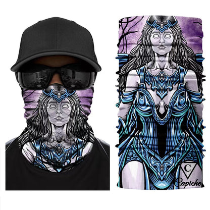 Nyx Biker Mask - Blue/Purple - Capiche Caps Purple