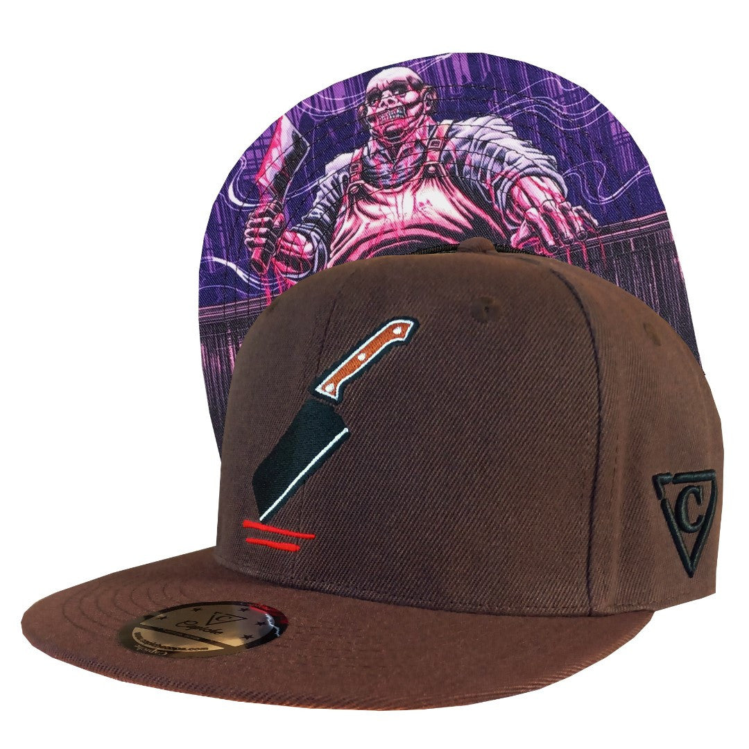 The Butcher Snapback - Brown - Capiche Caps Snapback