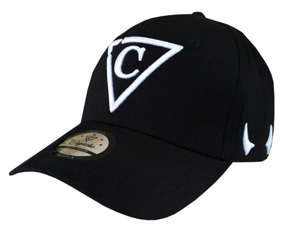 Red Devil Curved Baseball Cap - Black - Capiche Caps Curved Cap