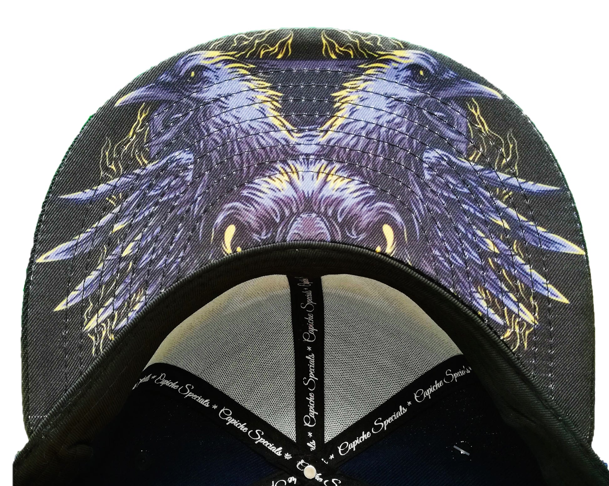 Crow Clan Snapback - Dark Blue/Black - Capiche Caps Special